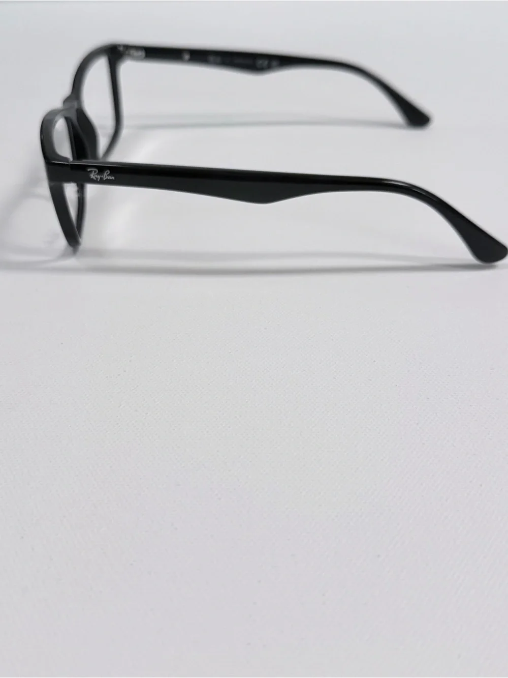 Ray-Ban Men’s Black Rectangular Acetate Glasses